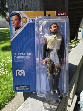 Star Trek Kor the Klingon 8" Action Figure - Black & Gold